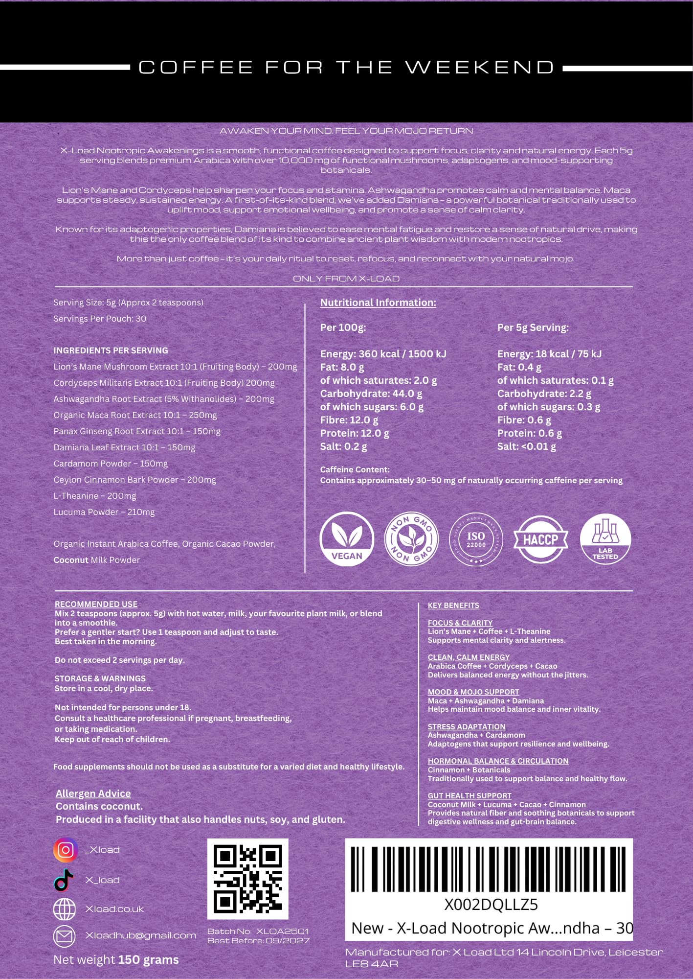 X-Load | Nootropic Awakening