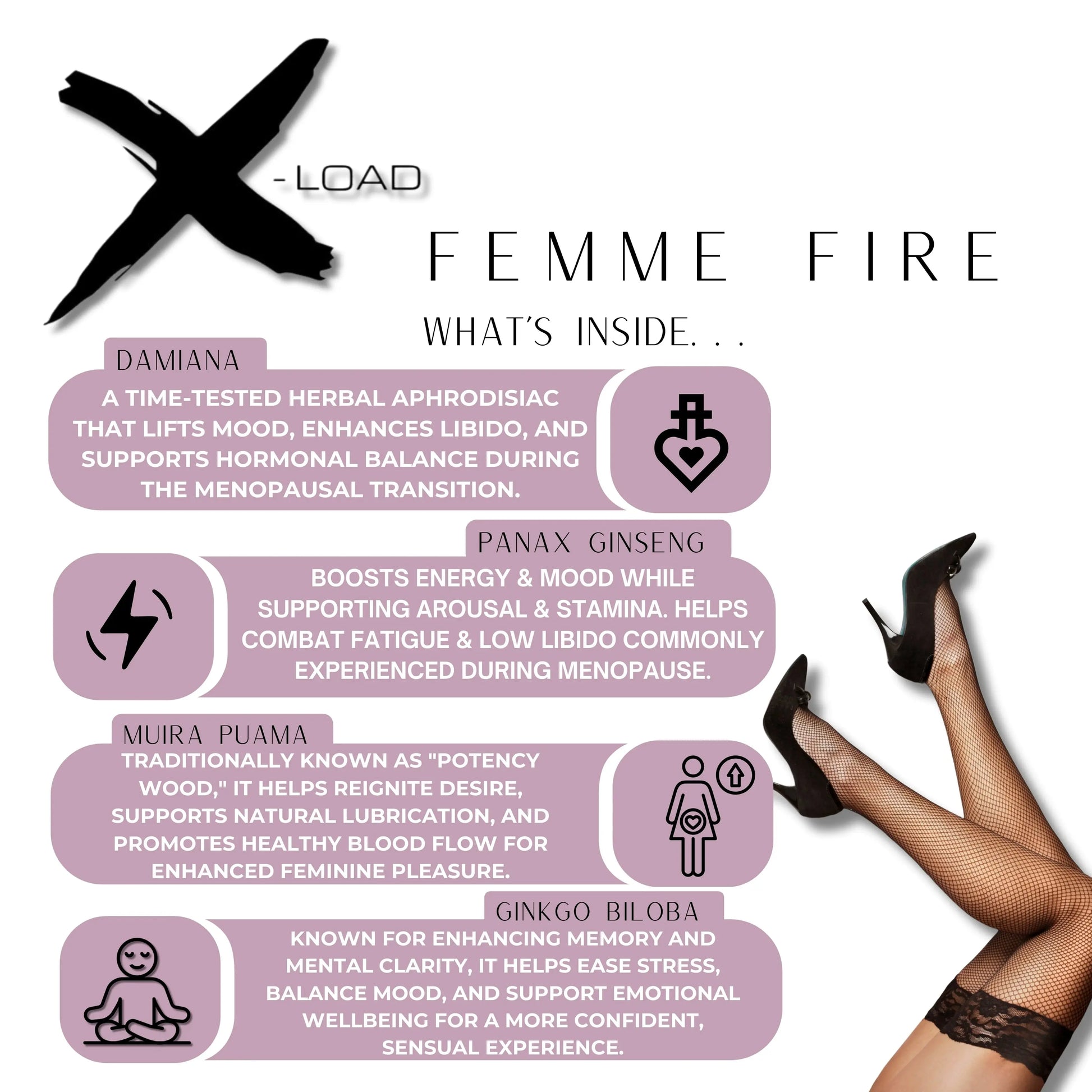 Femme Fire ingredients 